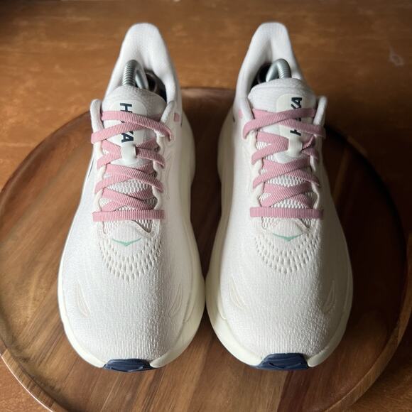 Hoka Arahi 8 Womens 6.5 Rose Cream Alabaster Max Cushion Running Sneakers Shoes - Picture 10 of 16